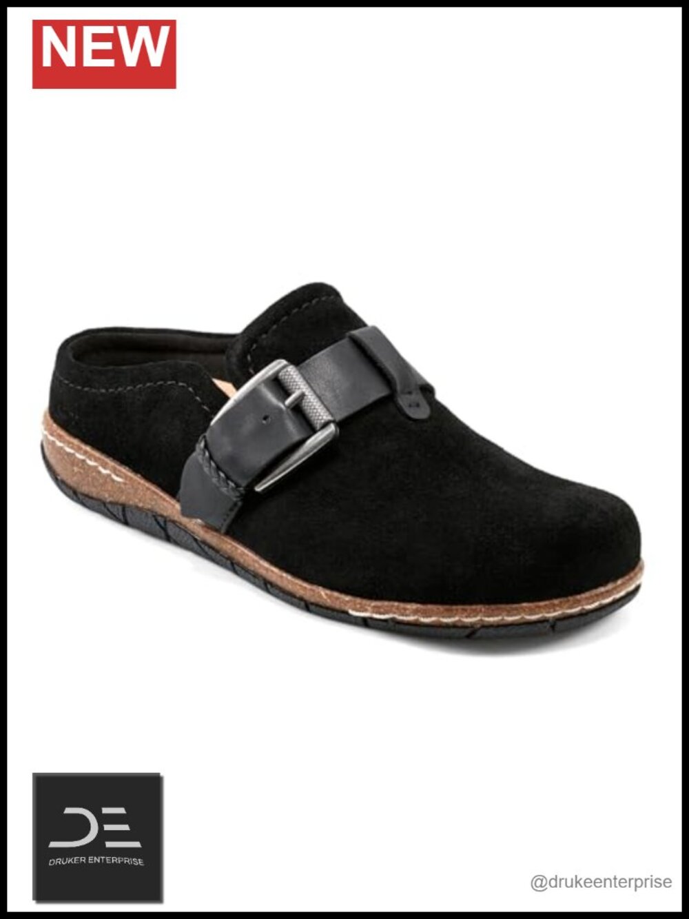 Women's Leather Mules & Clogs Cushioned Pull-On